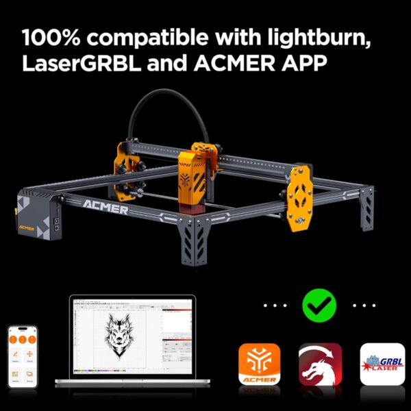 Laser Engraver for Beginner Laser Cutter 6000mW Engraving Machine for Wood Metal, Laser Class4 - Image 3