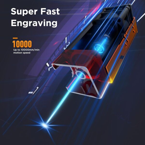 Laser Engraver for Beginner Laser Cutter 6000mW Engraving Machine for Wood Metal, Laser Class4 - Image 6